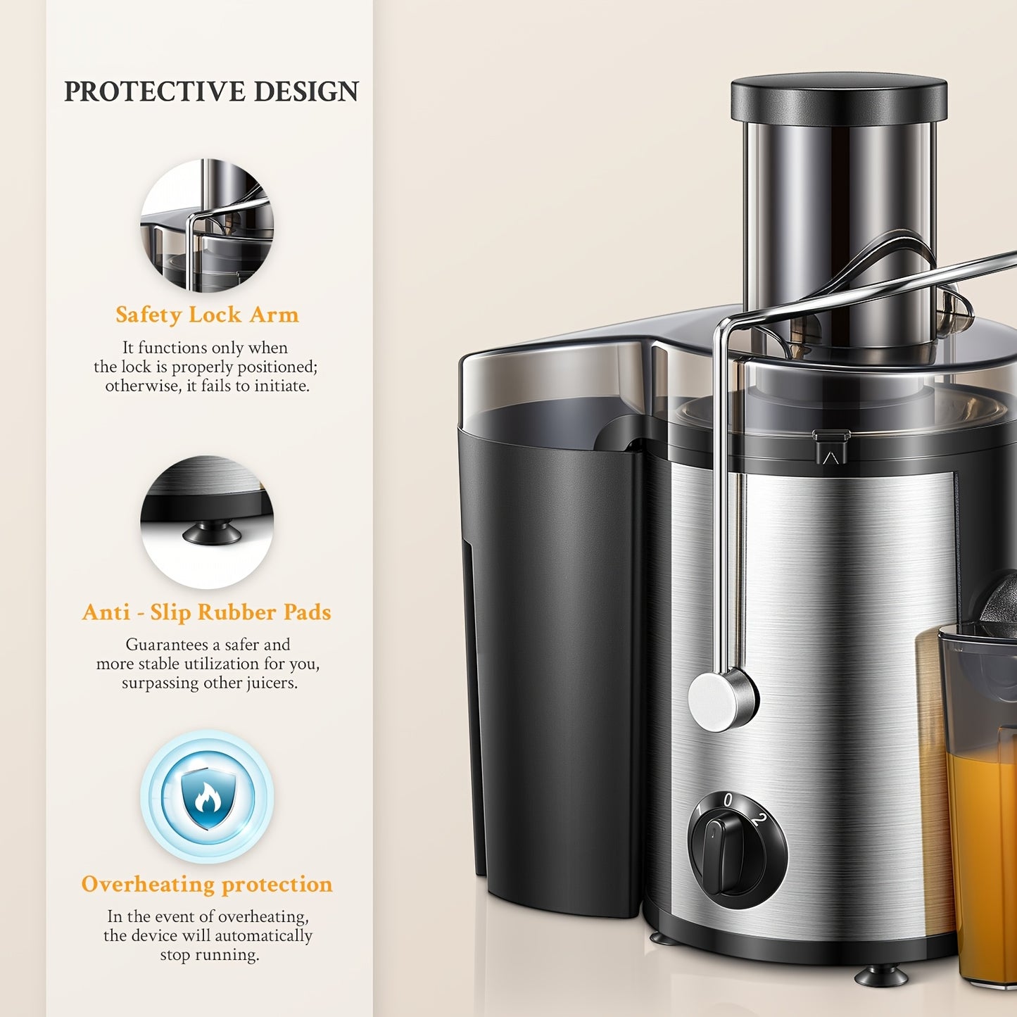 Juicer Machine, 500W