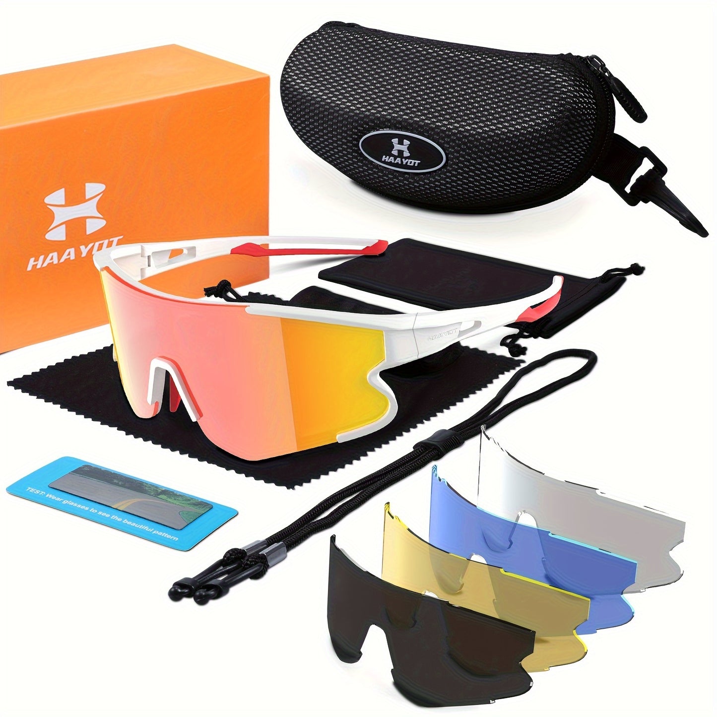 Unisex Polarized Sports Sunglasses