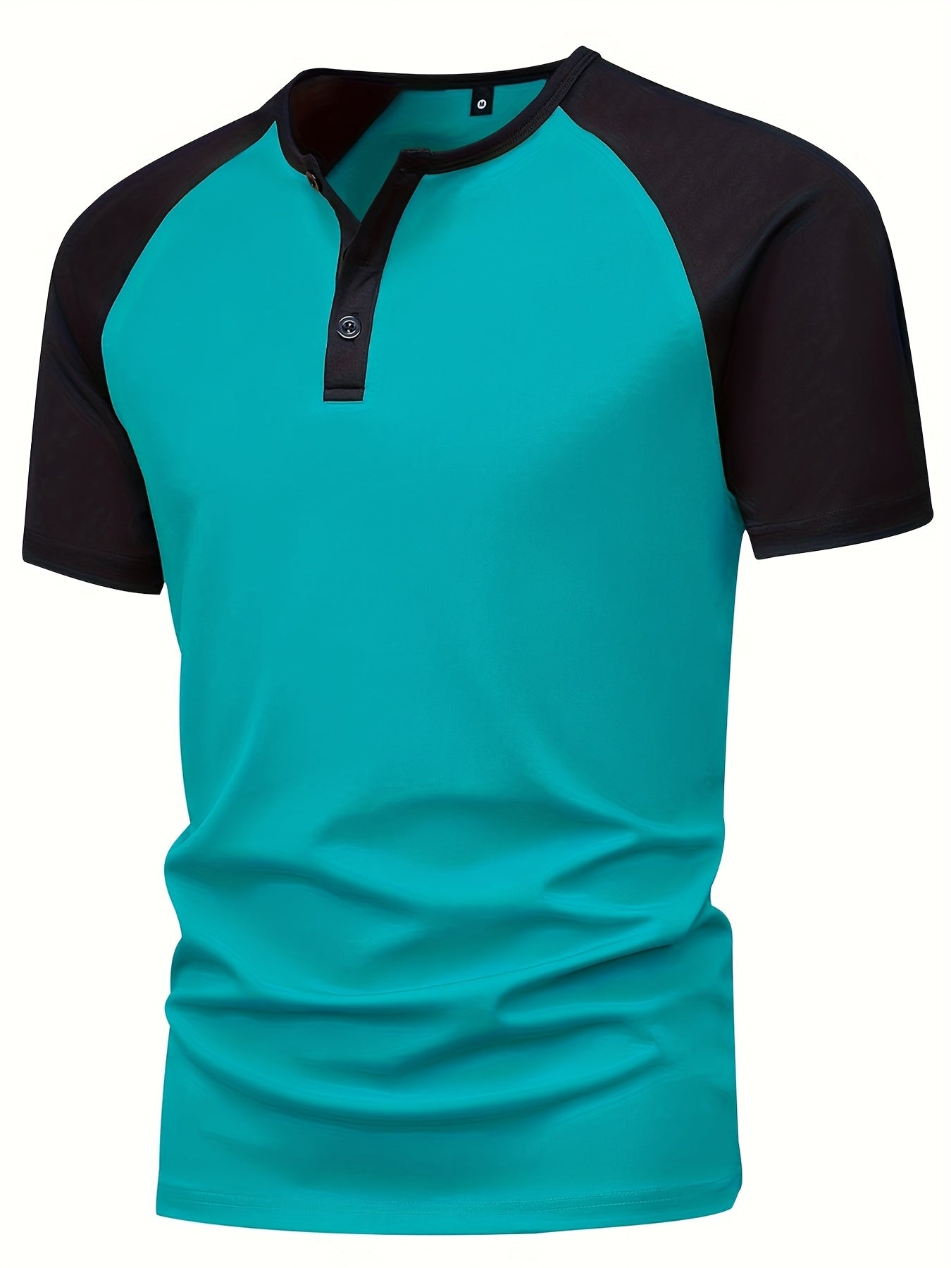 Men's Summer Short Sleeve Henley Shirts