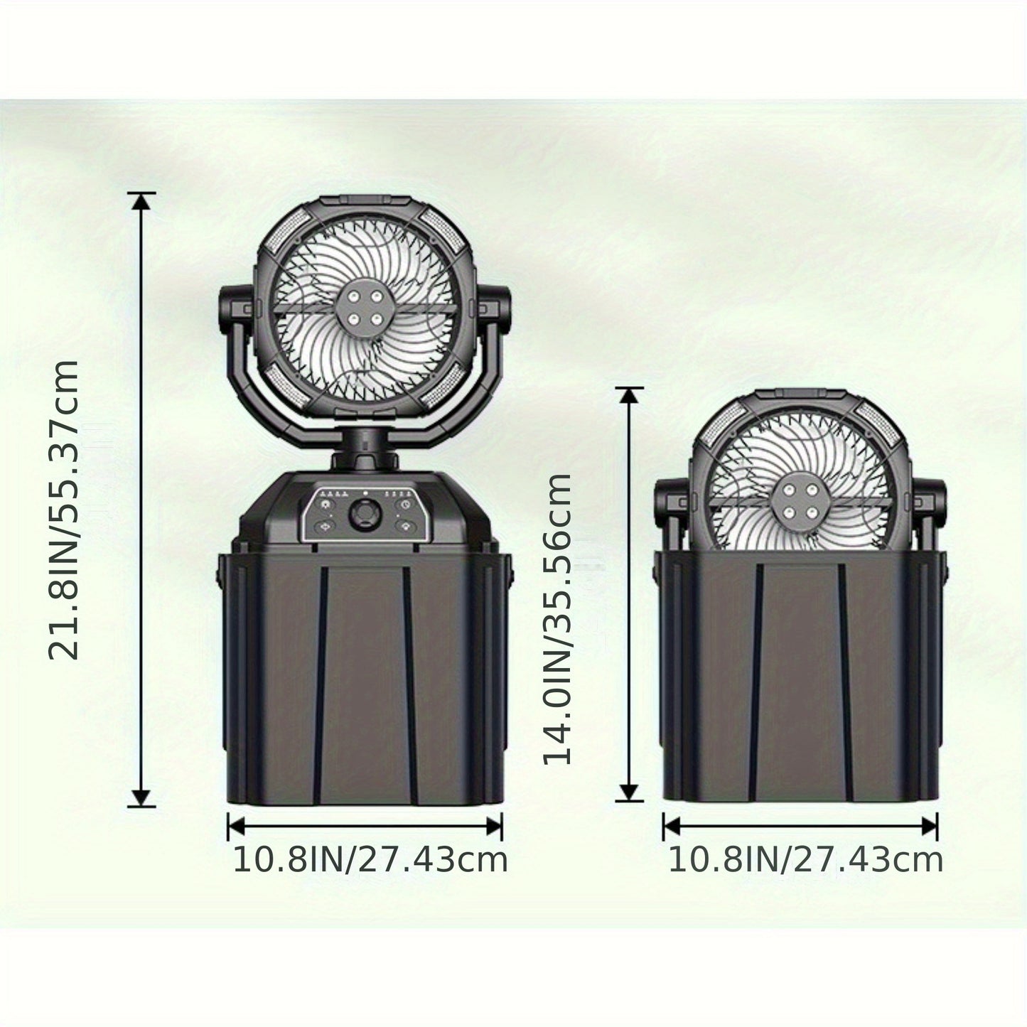 Misting Fan With 1.85 GAL Bucket