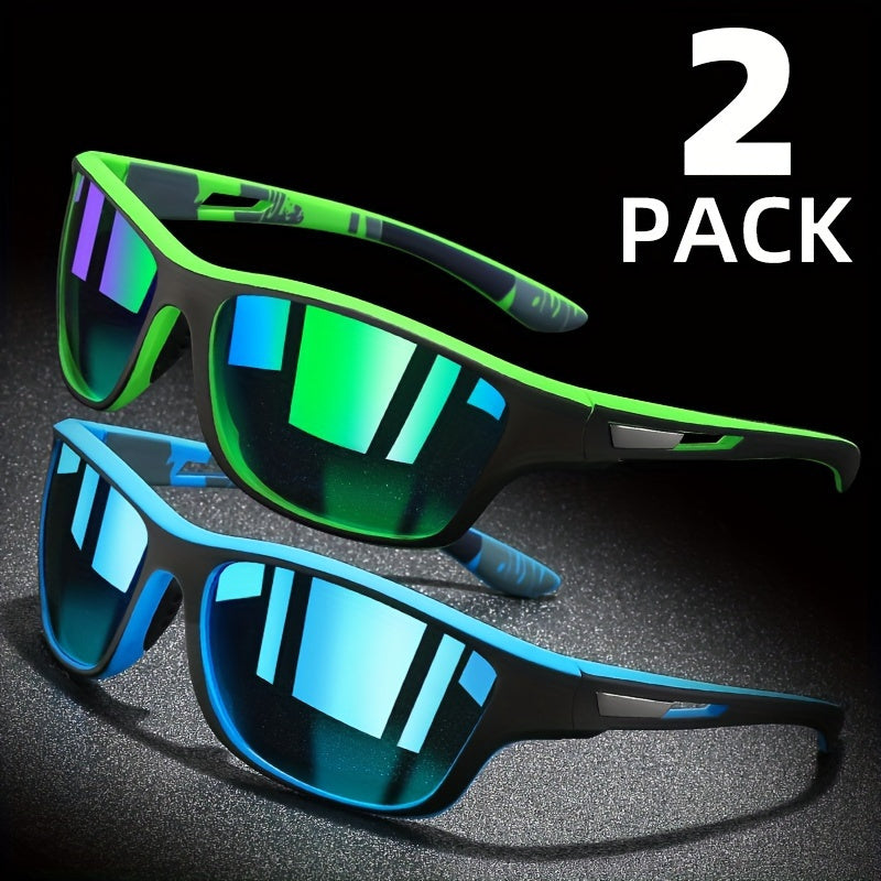 2pcs Polarized Sports Fashion Glasses