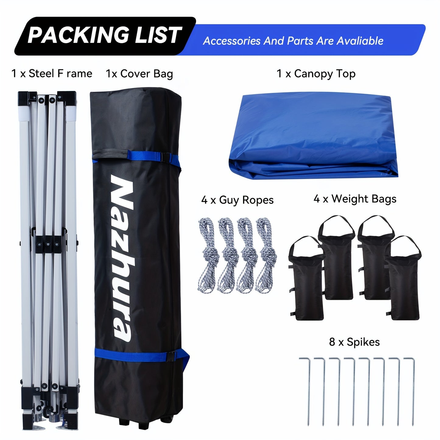 10' x 10' Upgraded Pop Up Canopy Tent