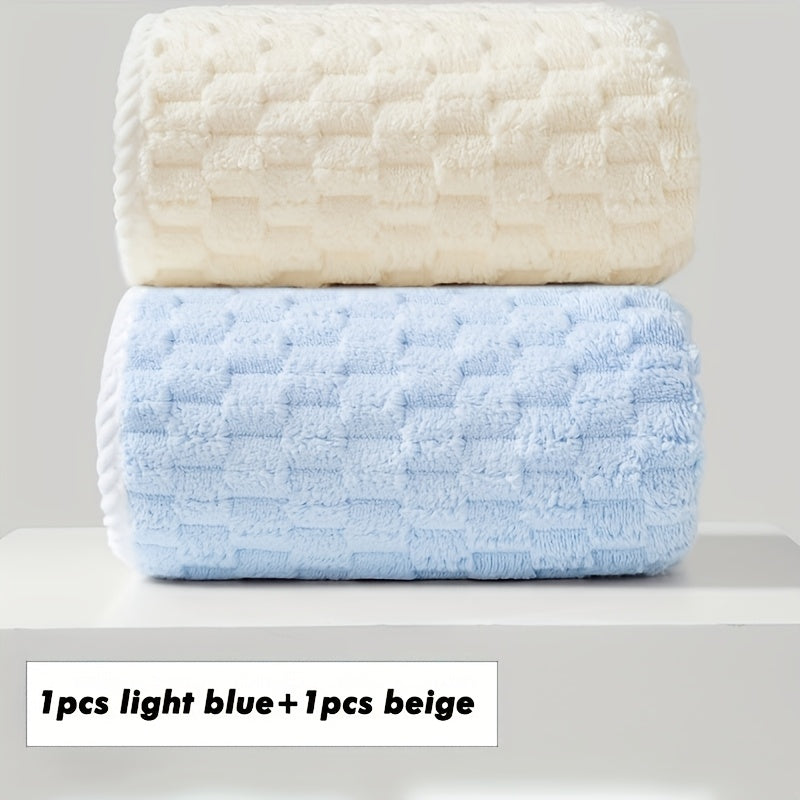 2pcs Ultra-Soft Waffle Weave Towels -