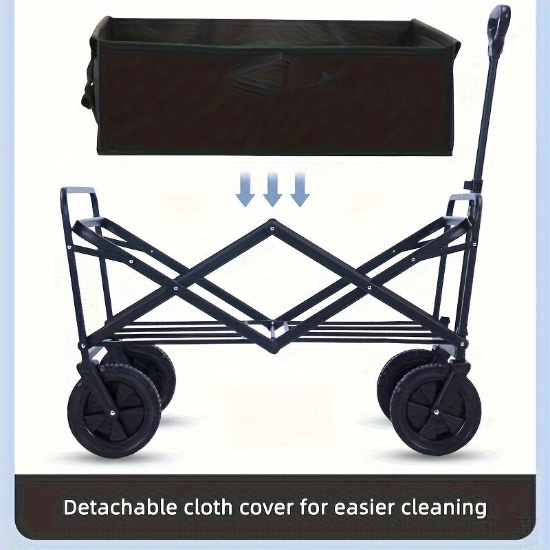 Waterproof Heavy-Duty Foldable Camping Wagon