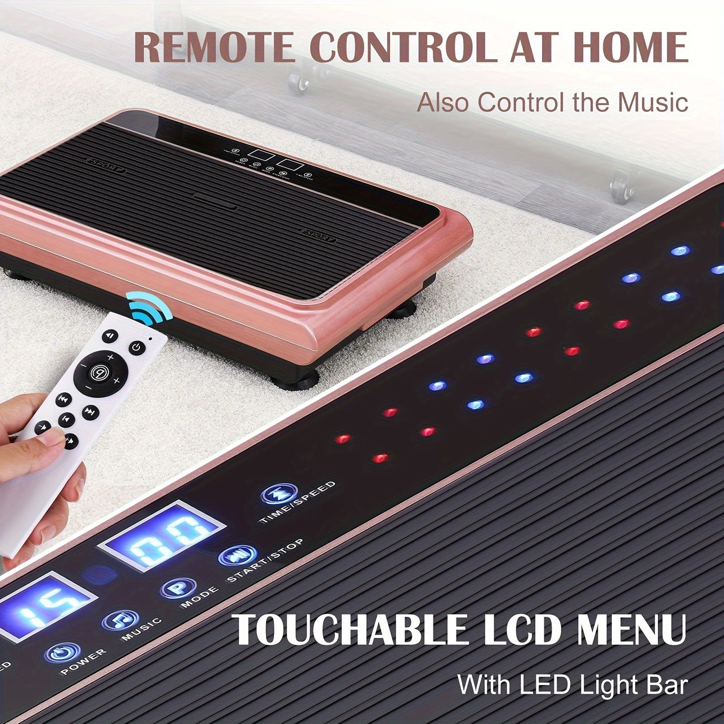 Pink Vibration Exercise Vibration Platform