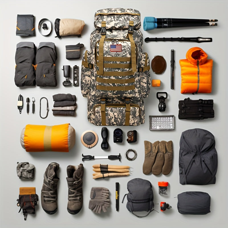 Outdoor Backpack with Multi Compartments And Adjustable Straps