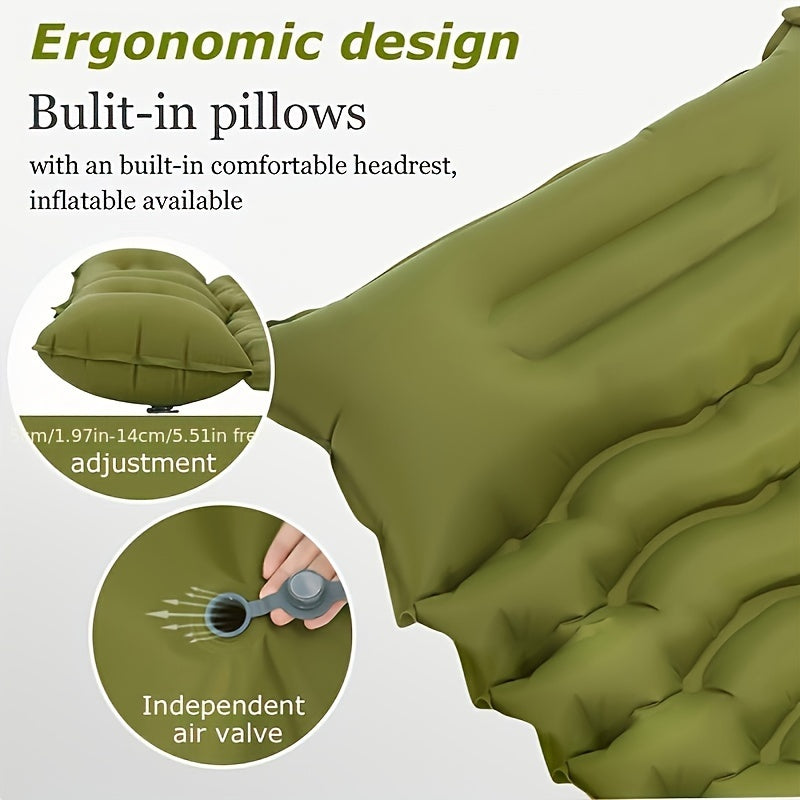 Camping With A Two-person Sleeping Pad Air Mattress