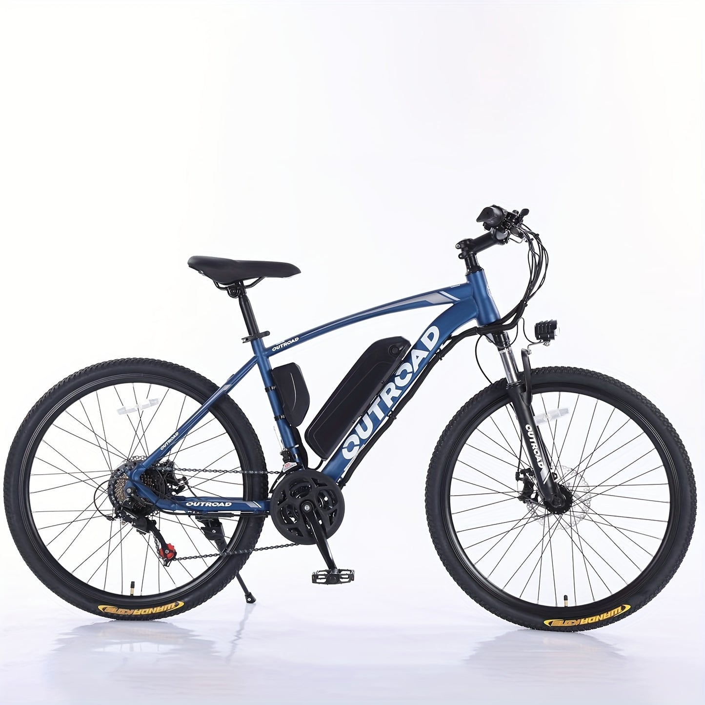 Electric Storm 26'' Grey Mountain Bike - Powerful 500W Peak Motor, 40 Miles Range,
