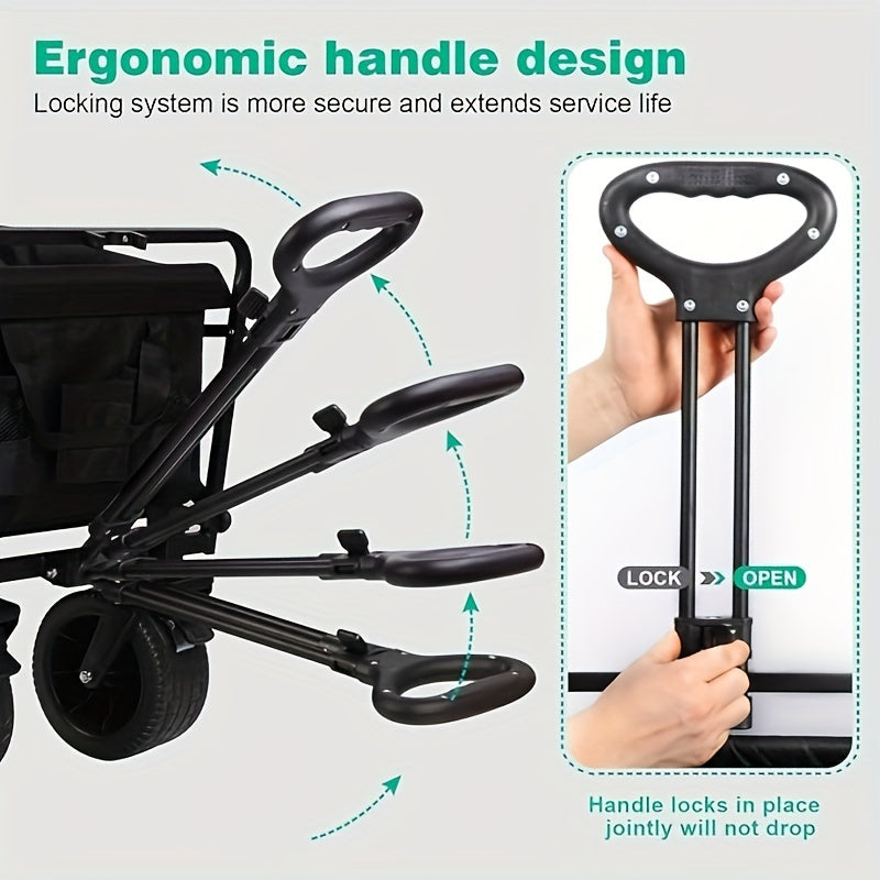 Waterproof Heavy-Duty Foldable Camping Wagon