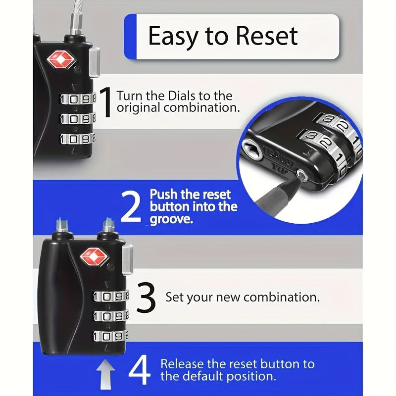 1-Pack TSA-Approved Travel Locks