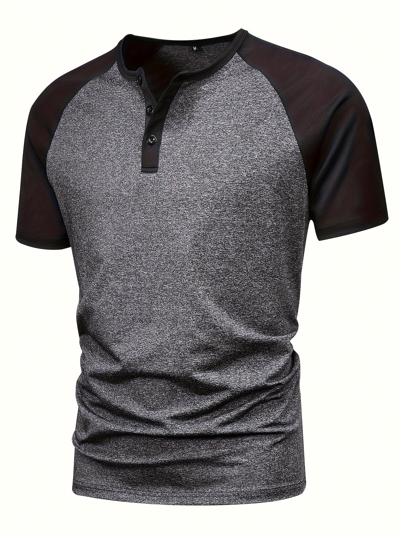 Men's Summer Short Sleeve Henley Shirts