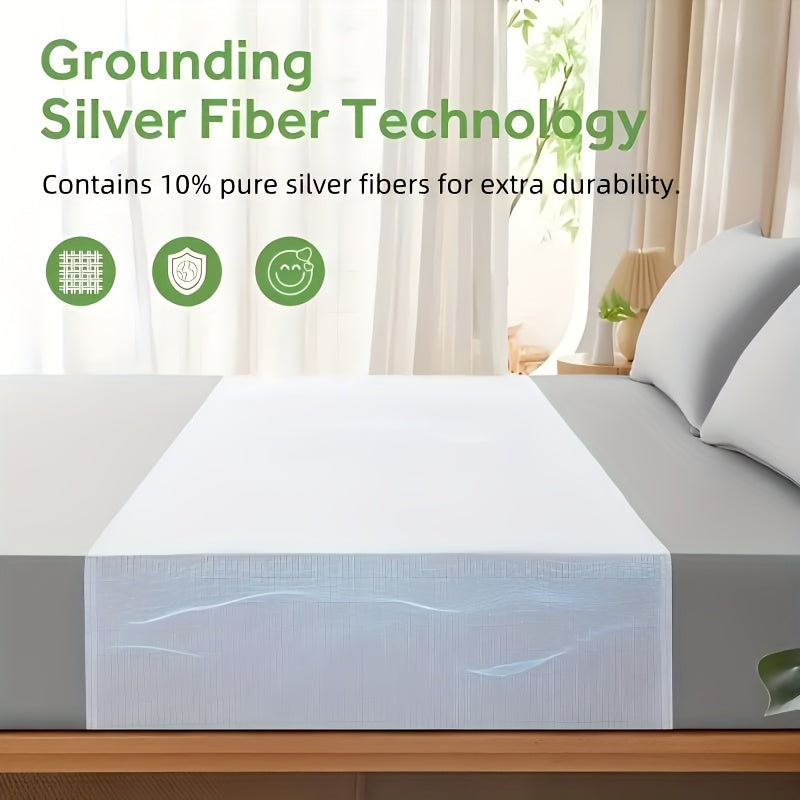 1 large Silvery grounded mattress