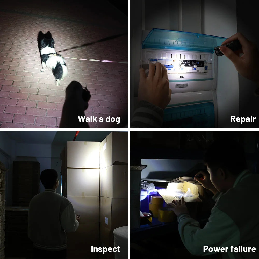 Mini SC13 SST40 LED Rechargeable Flashlight