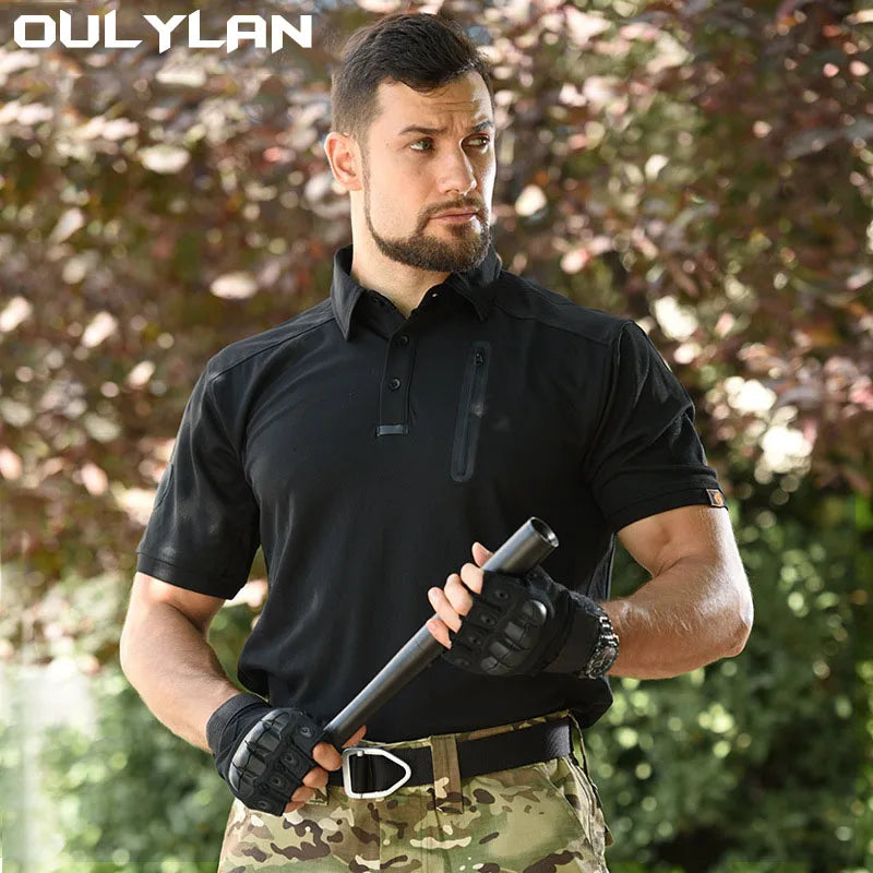 Men Camo T-Shirts Quick Dry Short Sleeve Shirt