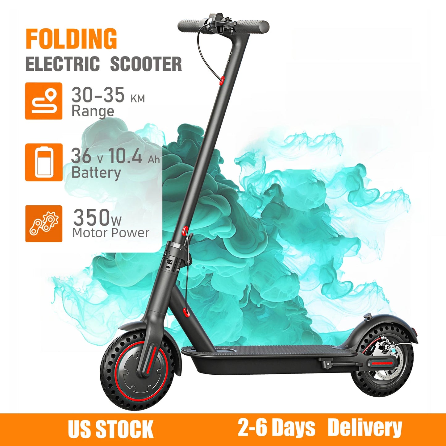 350W Foldable Electric Scooter for Adults