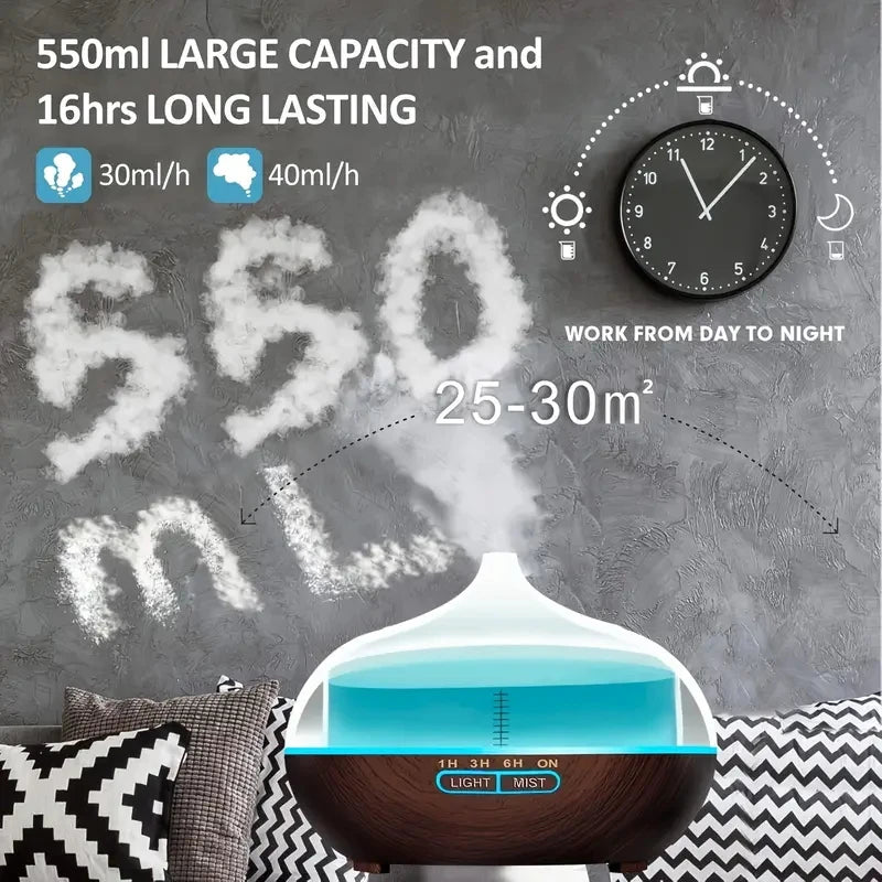 18.6oz Ultrasonic Aromatherapy Diffuser