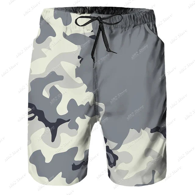 New Summer Camouflage Men's T-Shirt Shorts Tracksuit