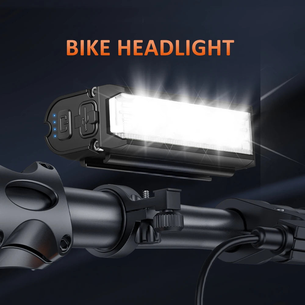 USB Rechargeable Bike Front Light