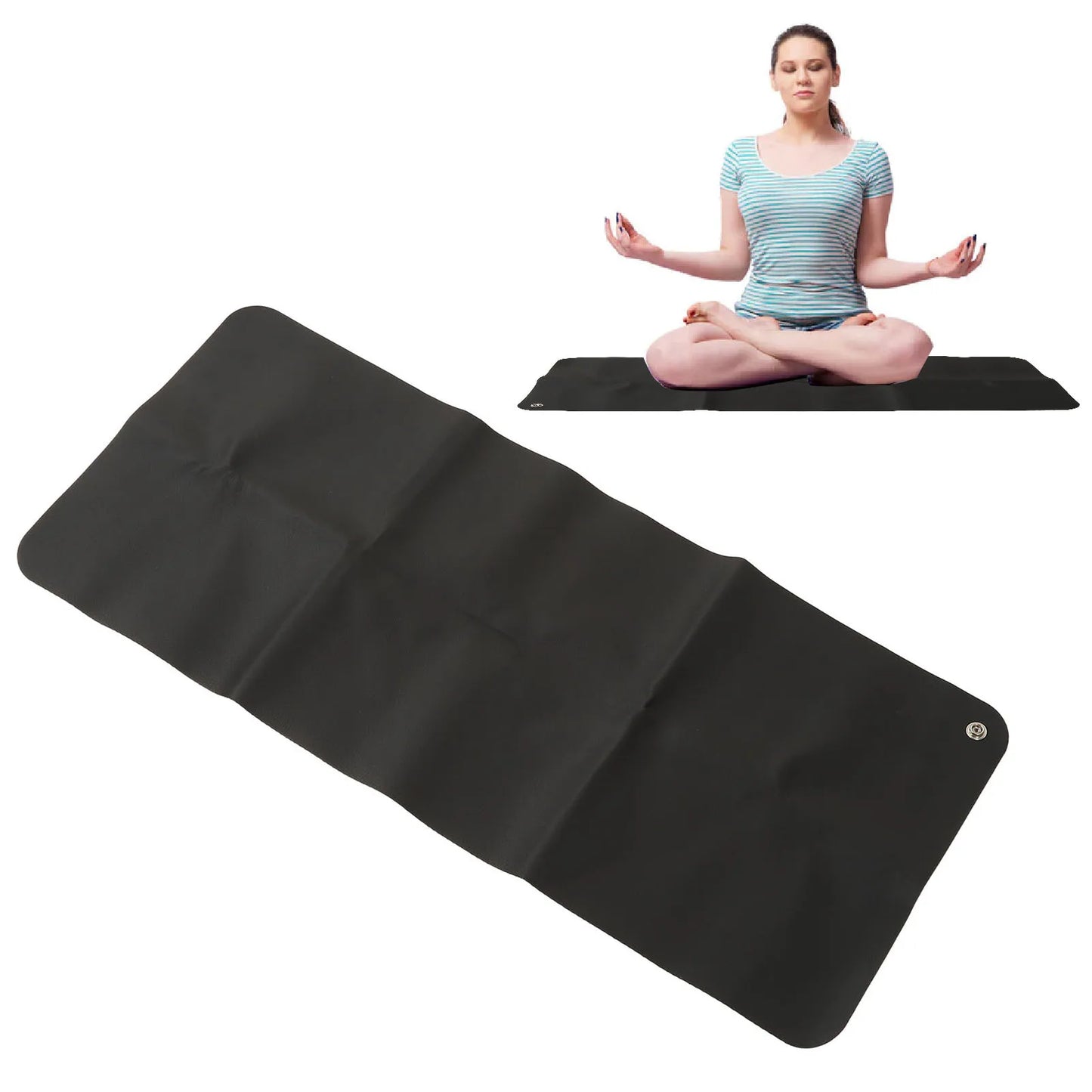 t Large Black Earthing Grounding Pad