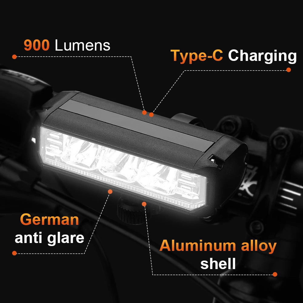 USB Rechargeable Bike Front Light