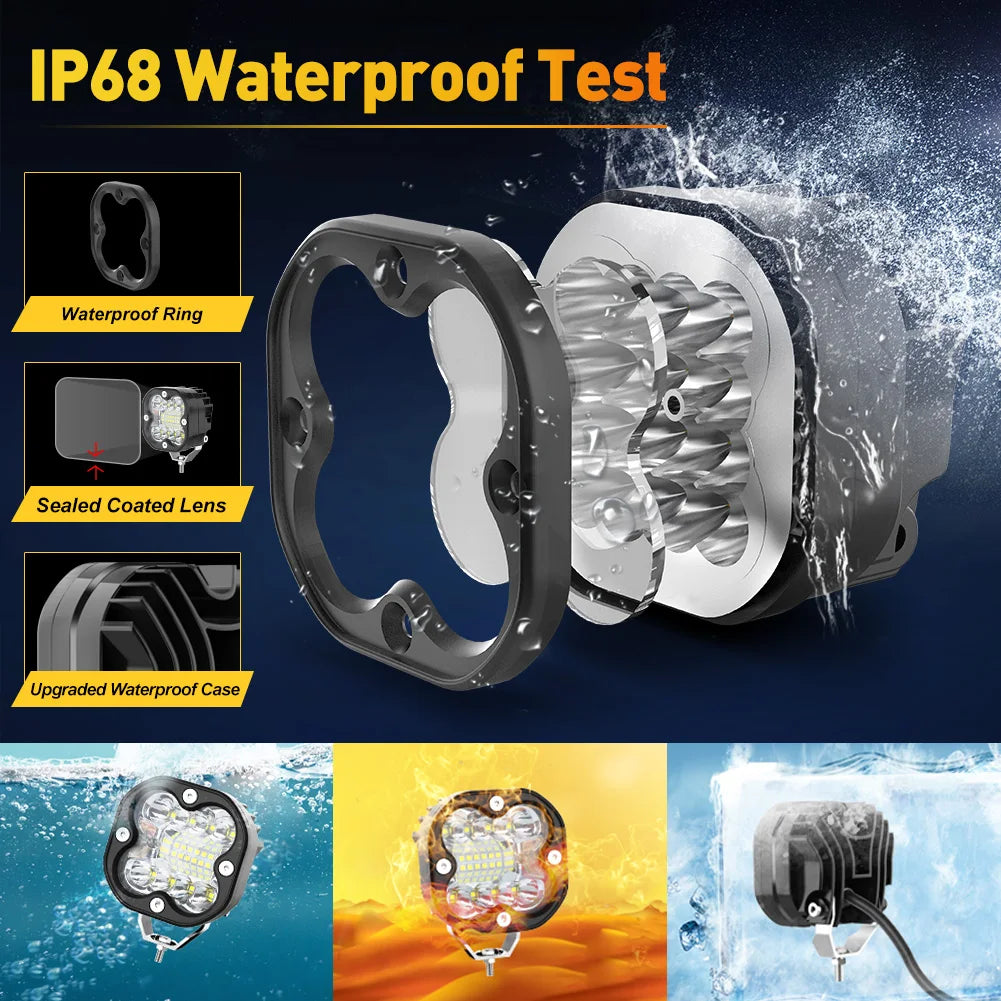 3 Inch Led Work Spotlights