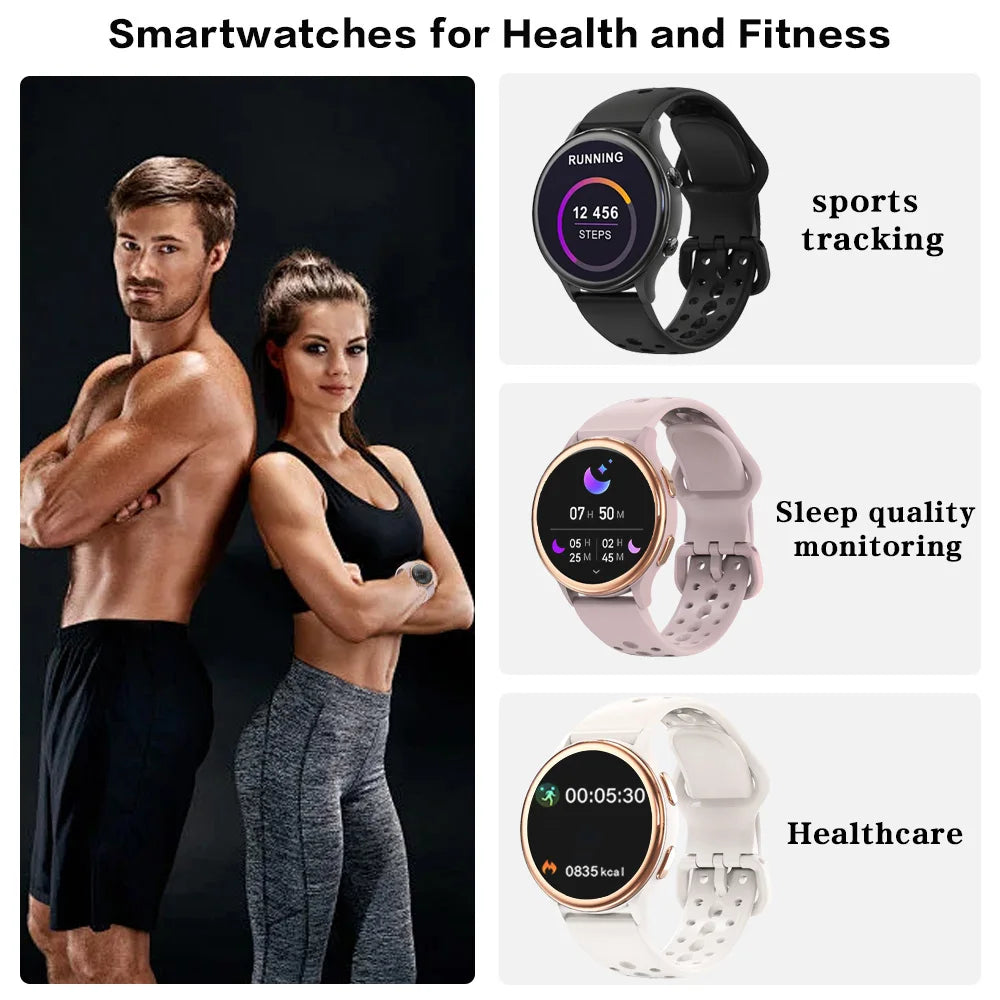 Smart Watches for Women Fitness Tracker Smartwatch for iPhone & Android, Activity T