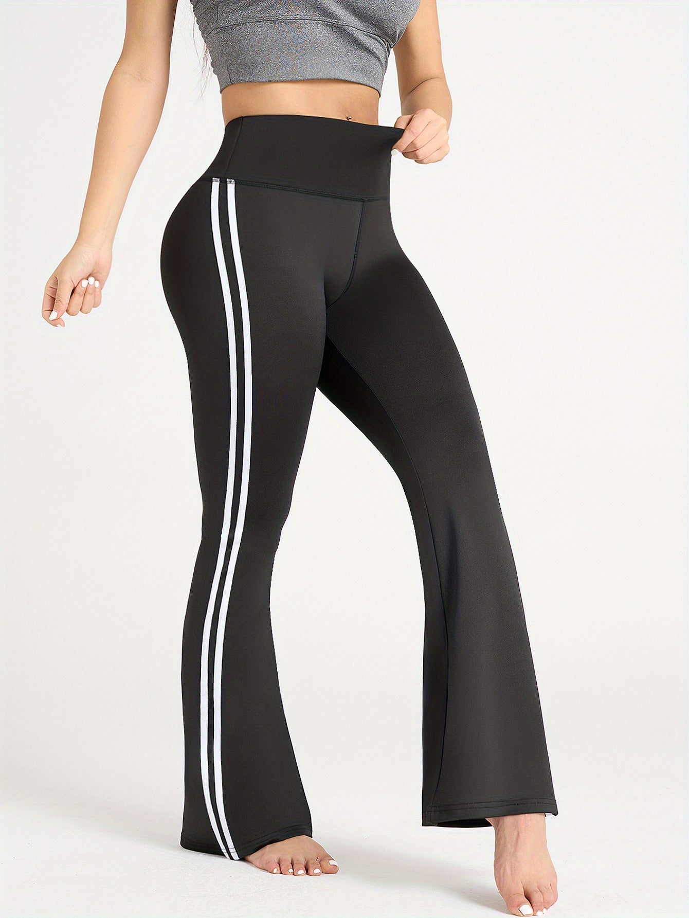 Women's High-Waisted Flared Yoga Pants