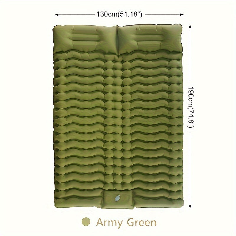 Camping With A Two-person Sleeping Pad Air Mattress