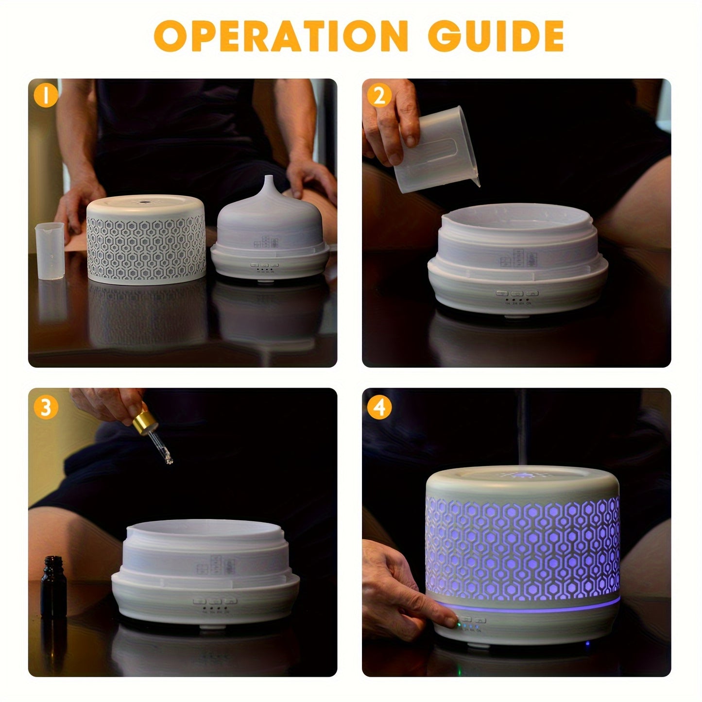 Large Essential Oil Aromatherapy Diffuser