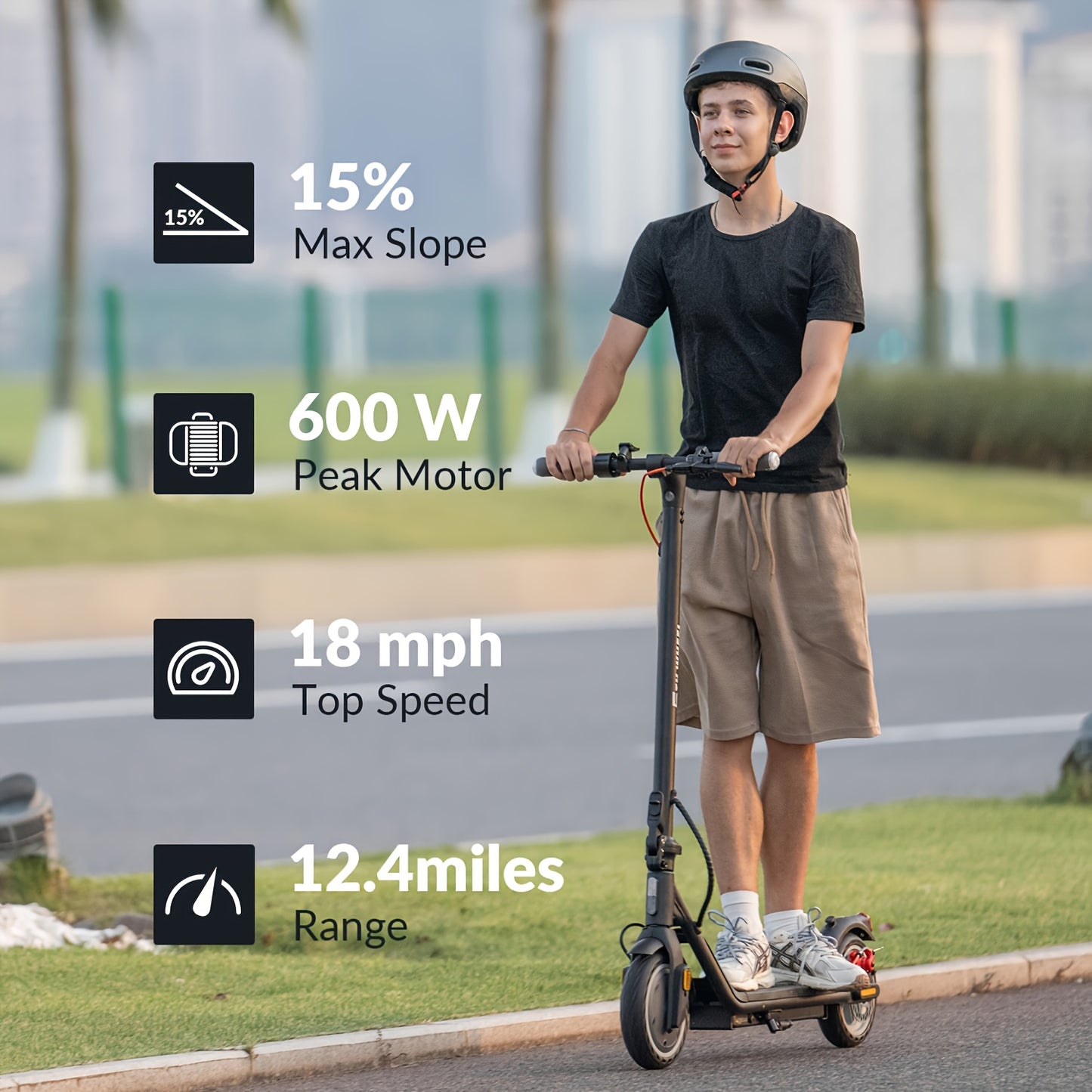 600W Peak Electric Scooter