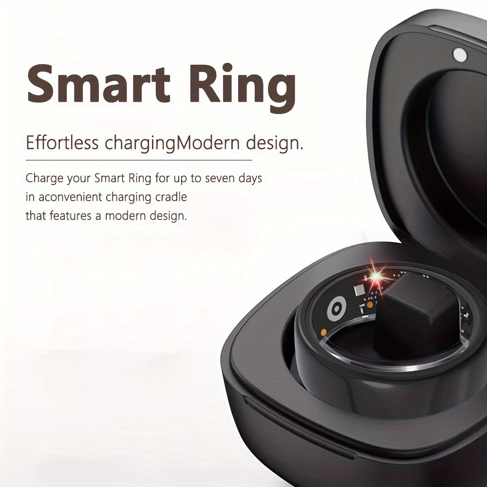 20+ Exercise Modes Smart Ring With Charging Case