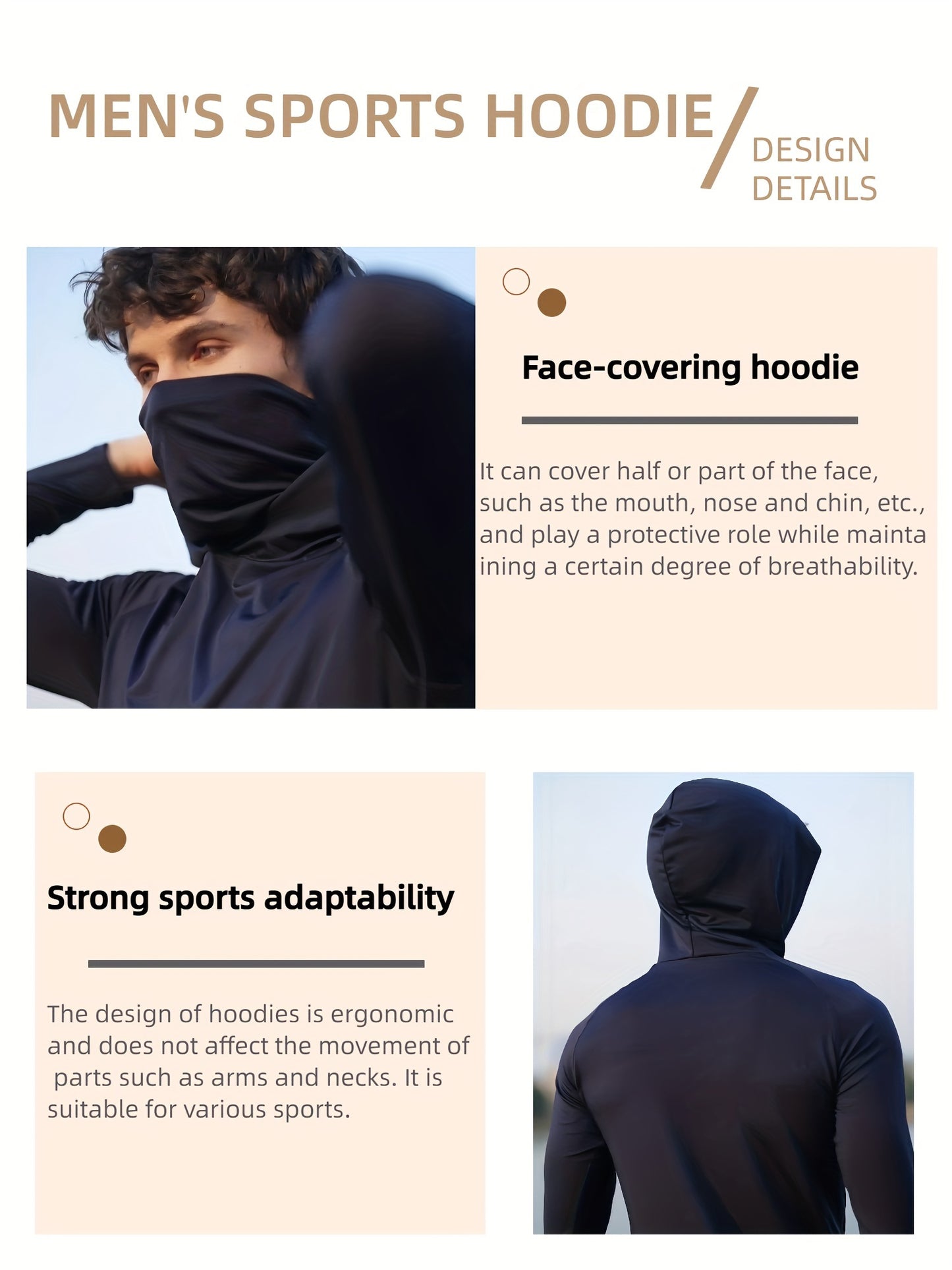 3 Pcs High Stretch Long Sleeve Solid Men's Rash Guard Shirts
