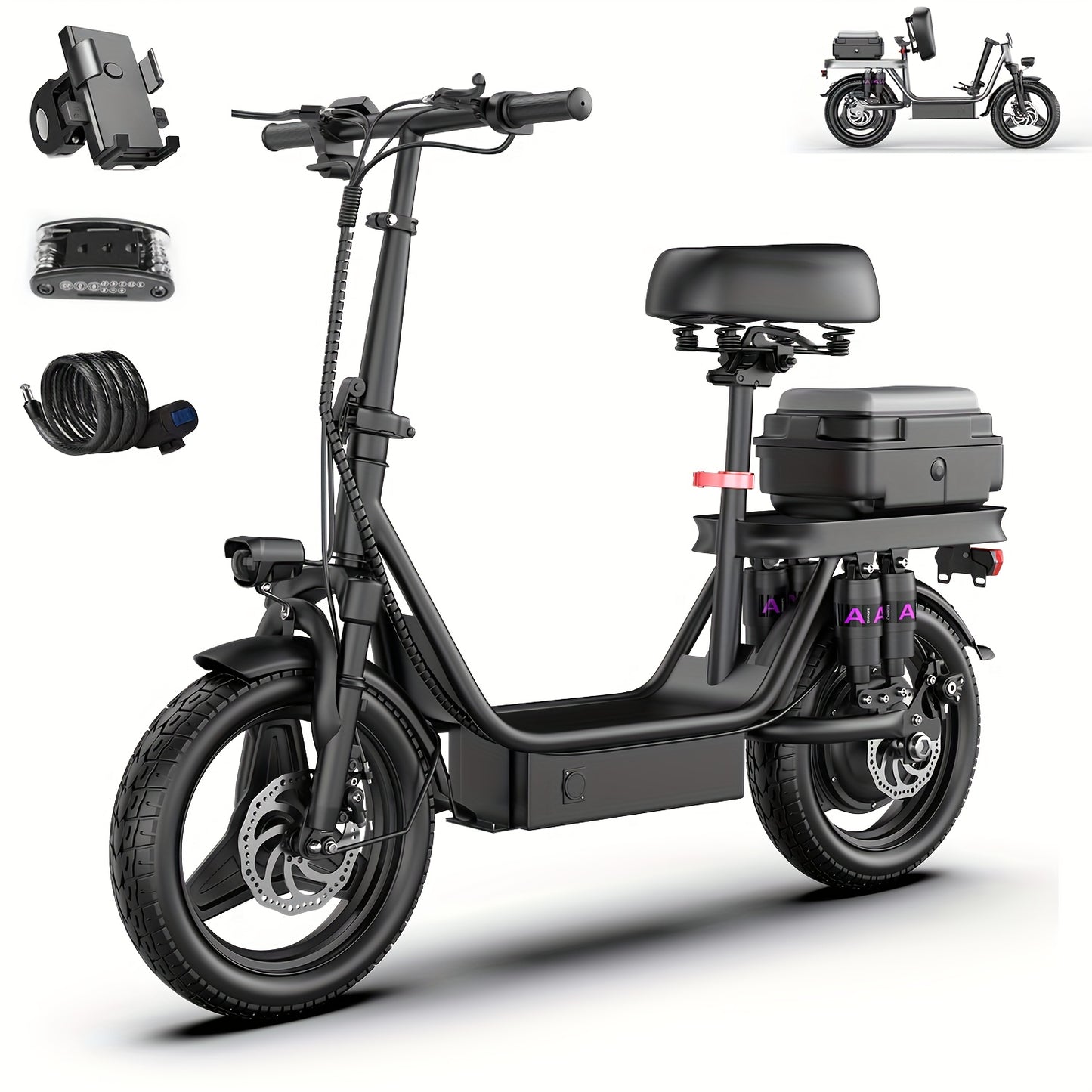 20MPH 30-45 Mile Folding Electric Scooter