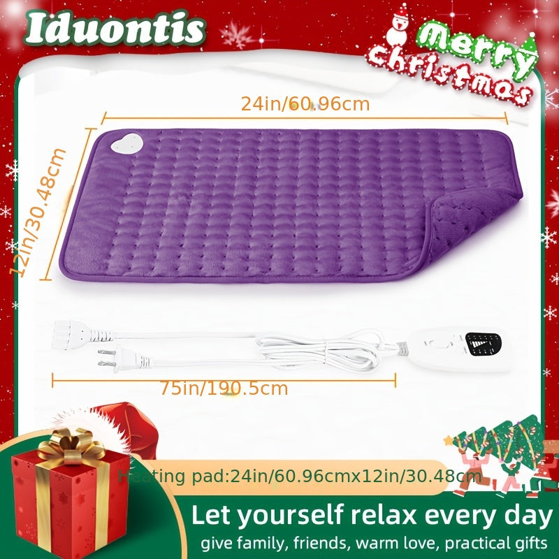 Extra Large Heating Pad with 6 Heat Levels & Auto Shutoff