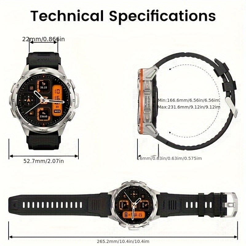 T3 Ultra GPS Smart Watch For Men