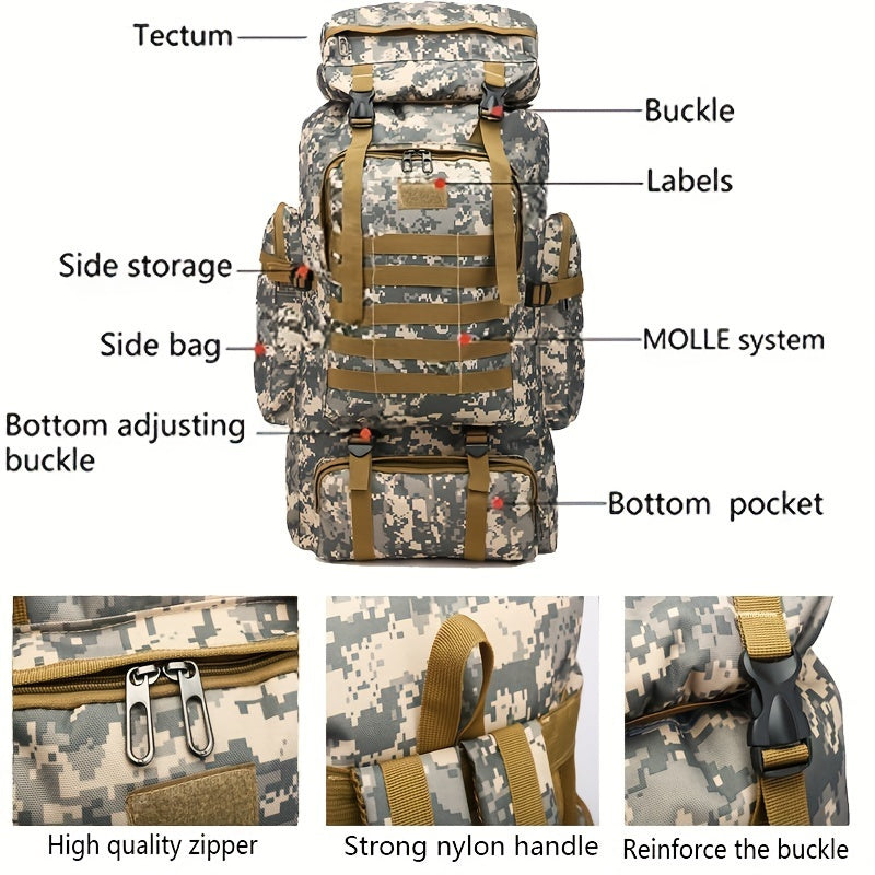 Outdoor Backpack with Multi Compartments And Adjustable Straps