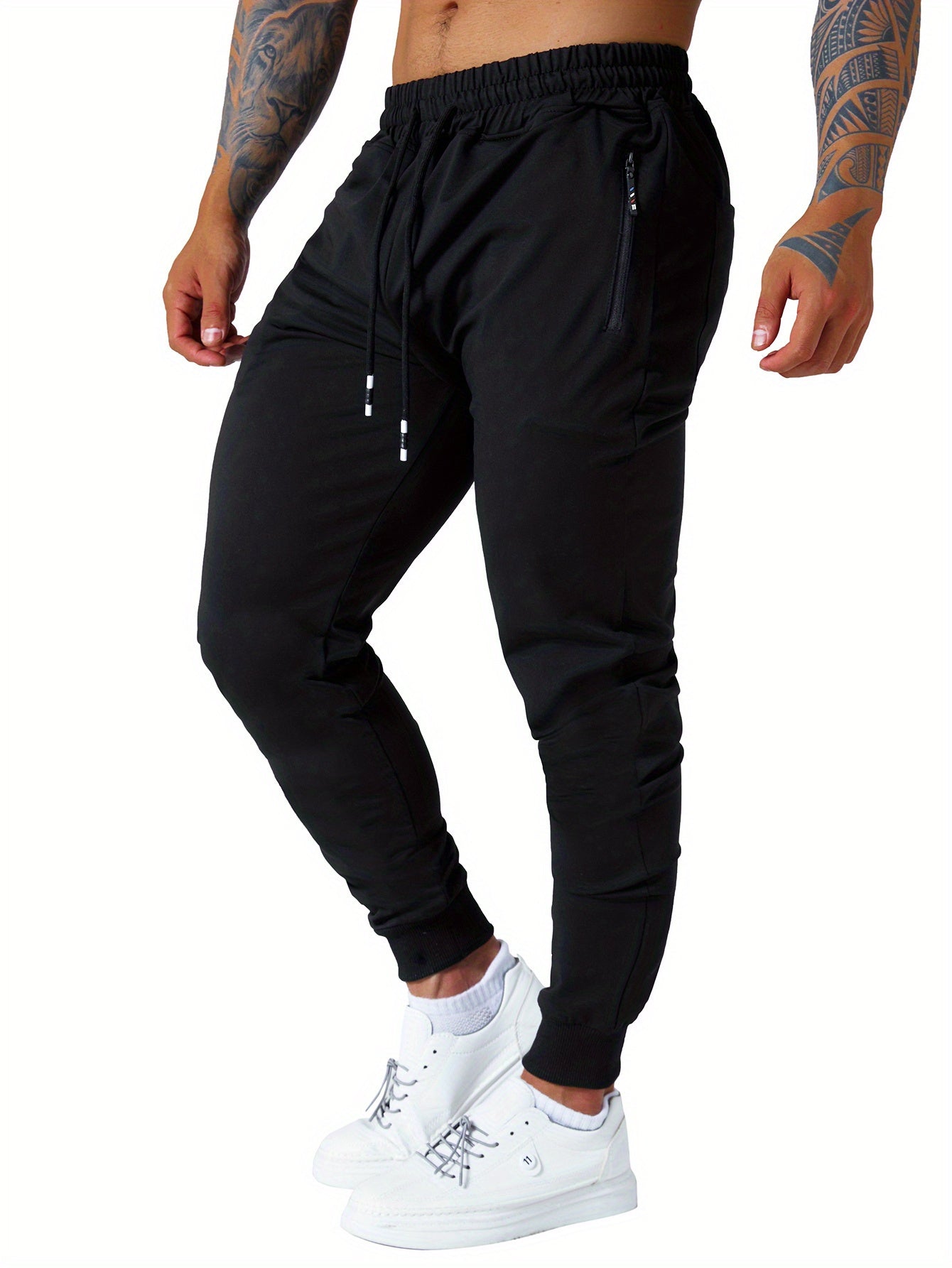 4pcs Men's Slim Fit Jogging Sweatpants