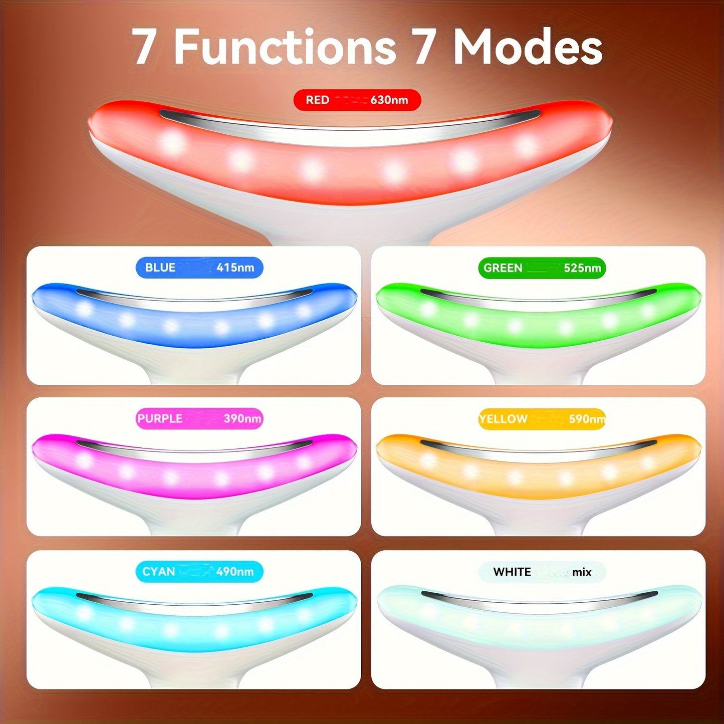 2-Piece Set of LED Face Lifting Device L