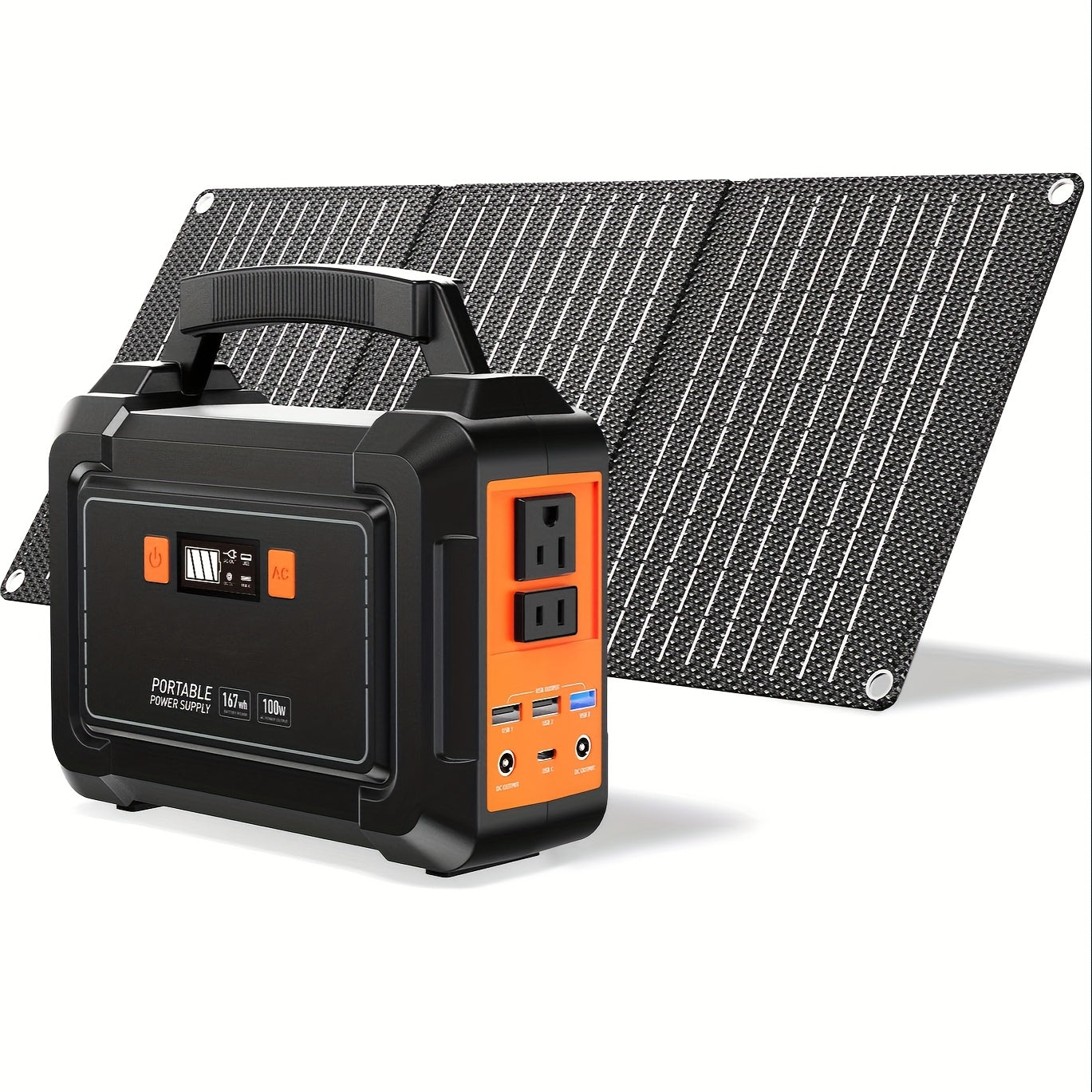 Portable Power Station 200W/300W Peak Camping Solar Generator