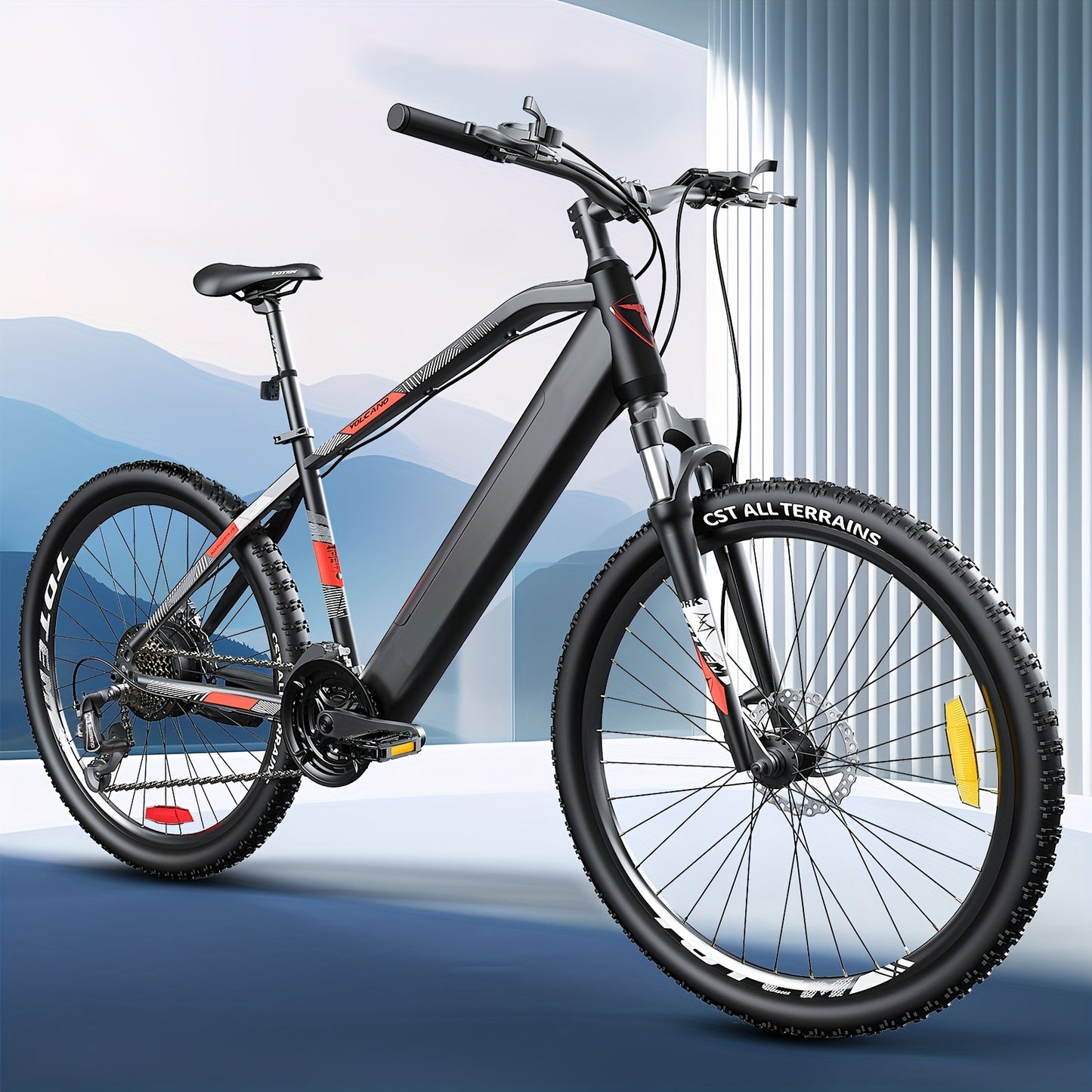 Volcano 27.5" 500W Electric Bike for Adults