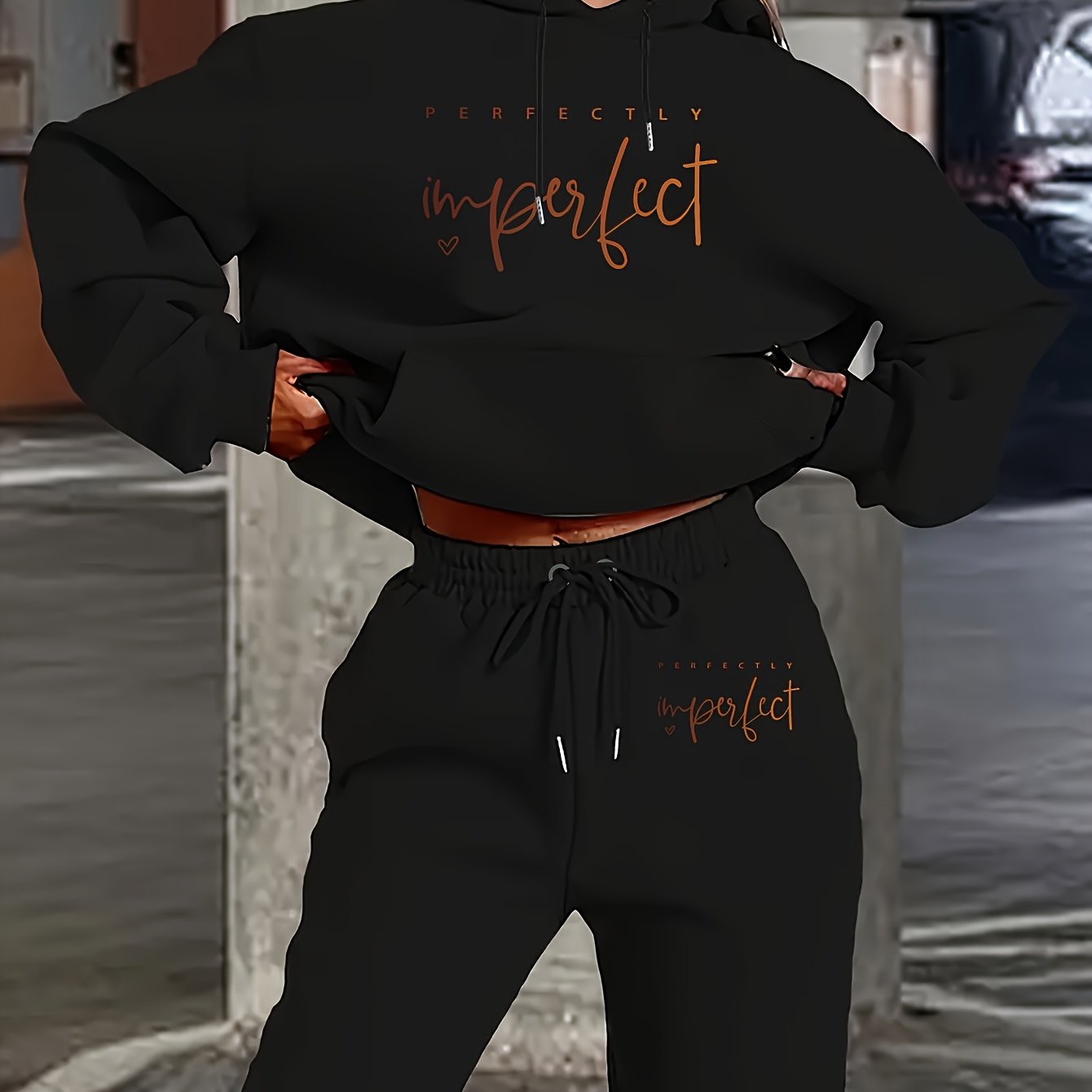 Women'S Cozy Fleece Hoodie and Sweatpants Set