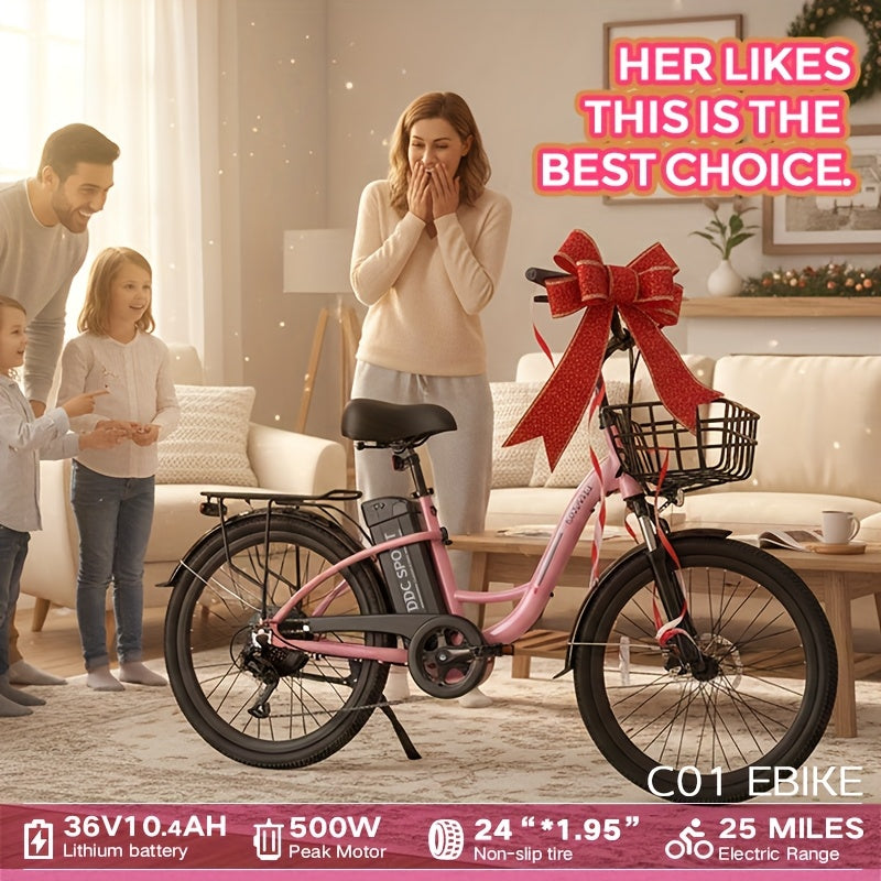 Women's 500W High-Power Electric Bike