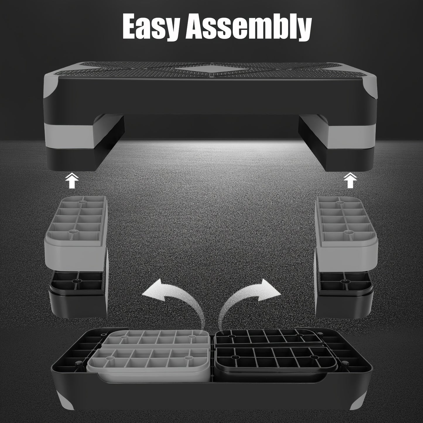 Adjustable Workout Aerobic Stepper