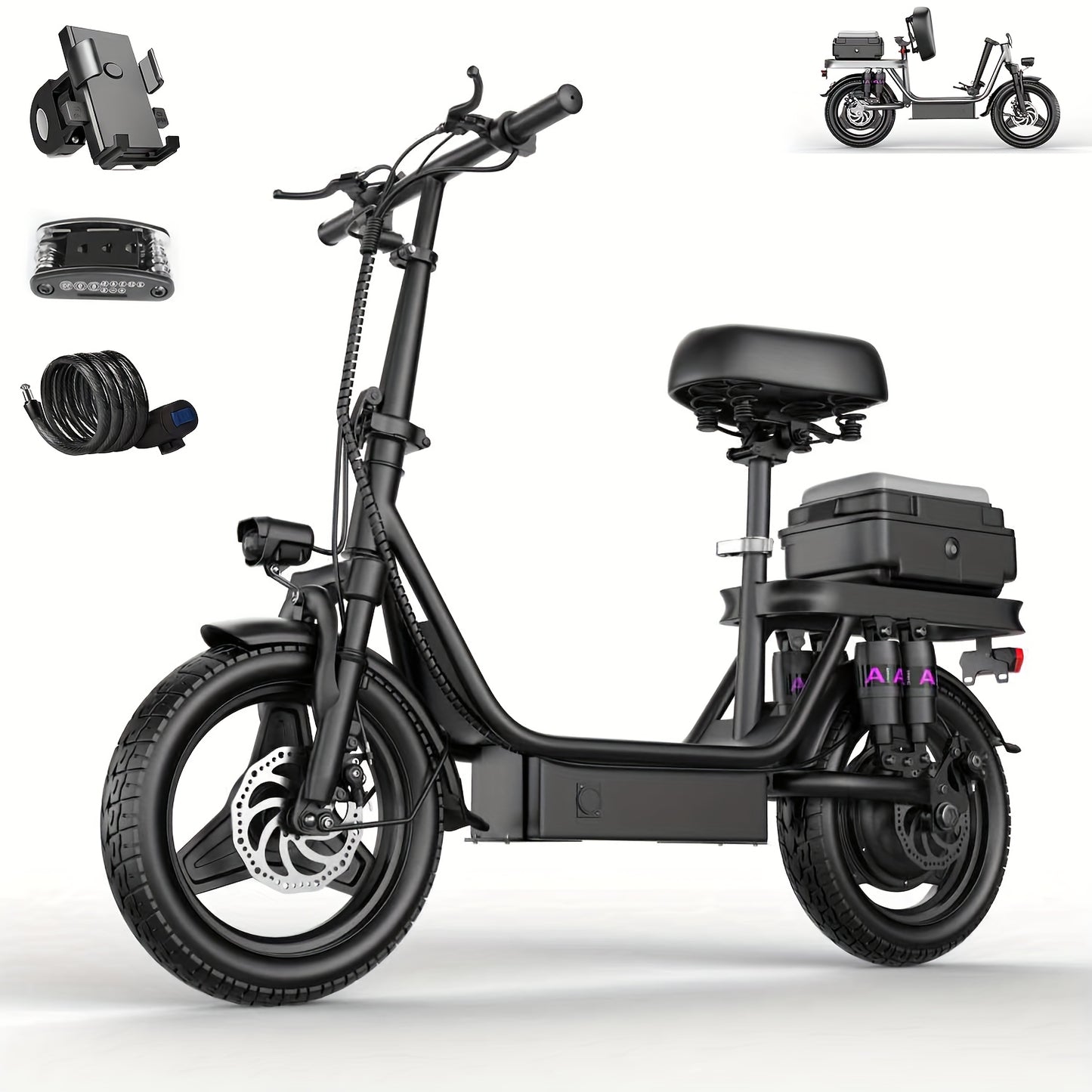 20MPH 30-45 Mile Folding Electric Scooter