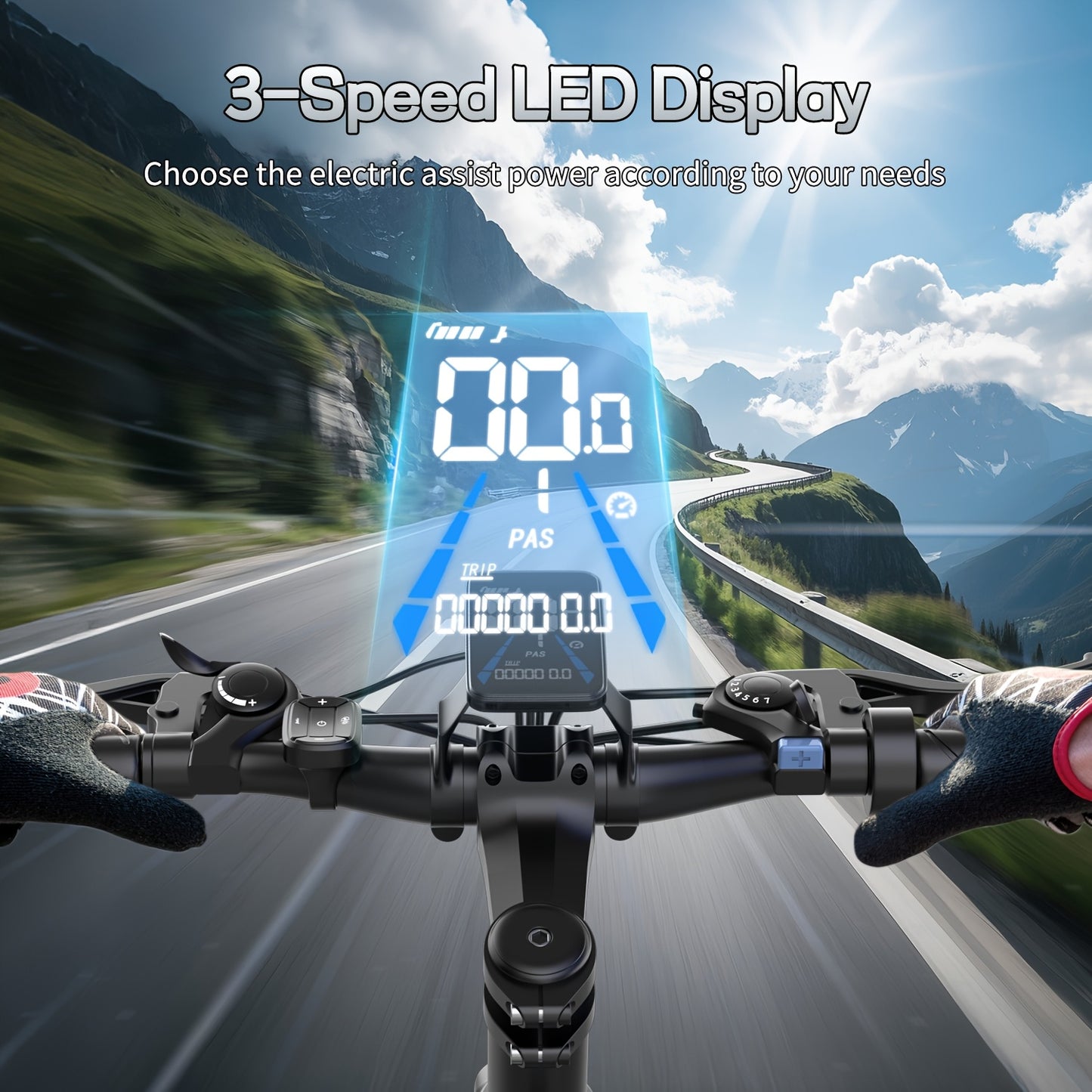 26 Inch Mountain E-Bike