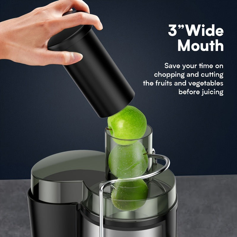 3-Speed Mode Centrifugal Juicer with Large Mouth