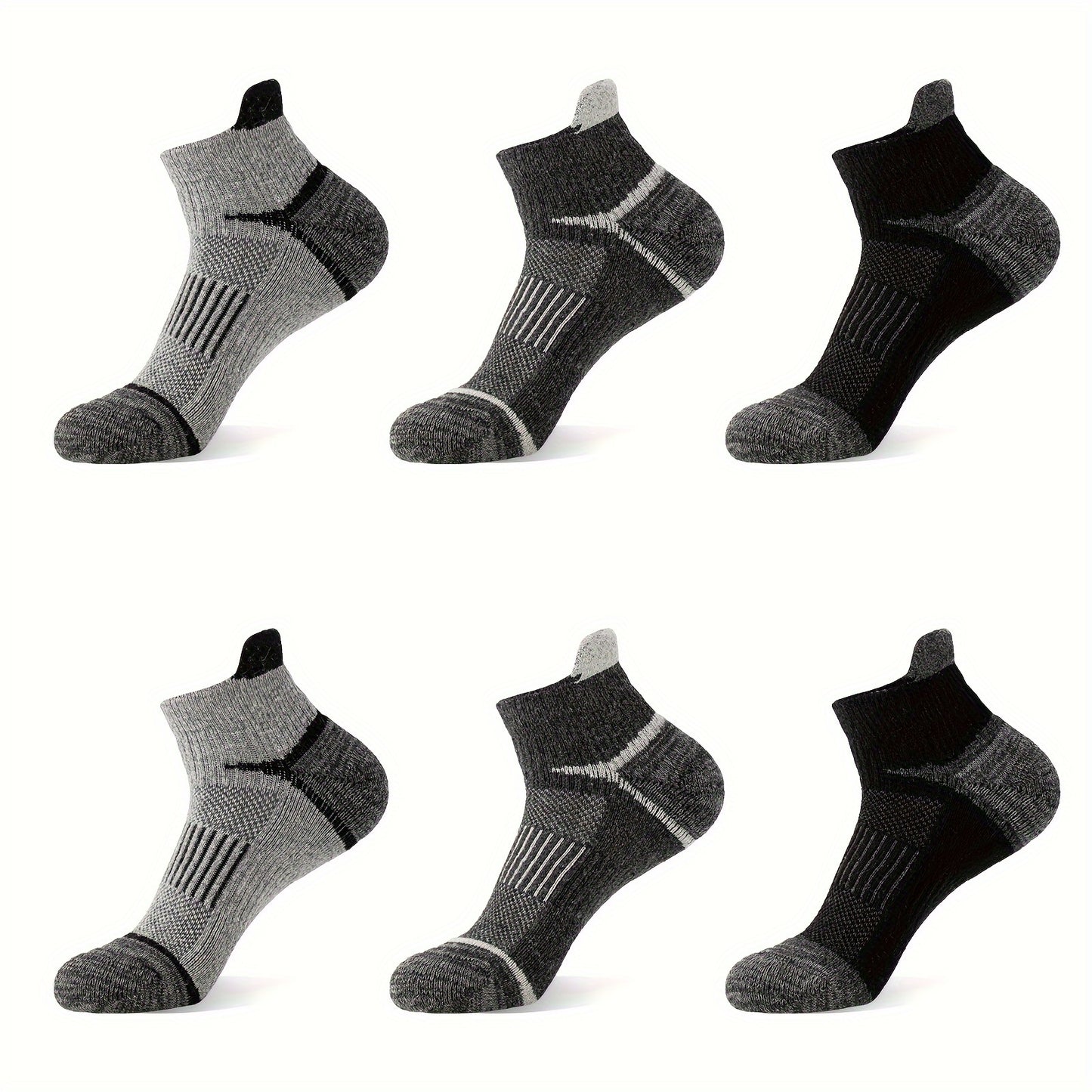 6 Pairs Merino Wool Compression Socks