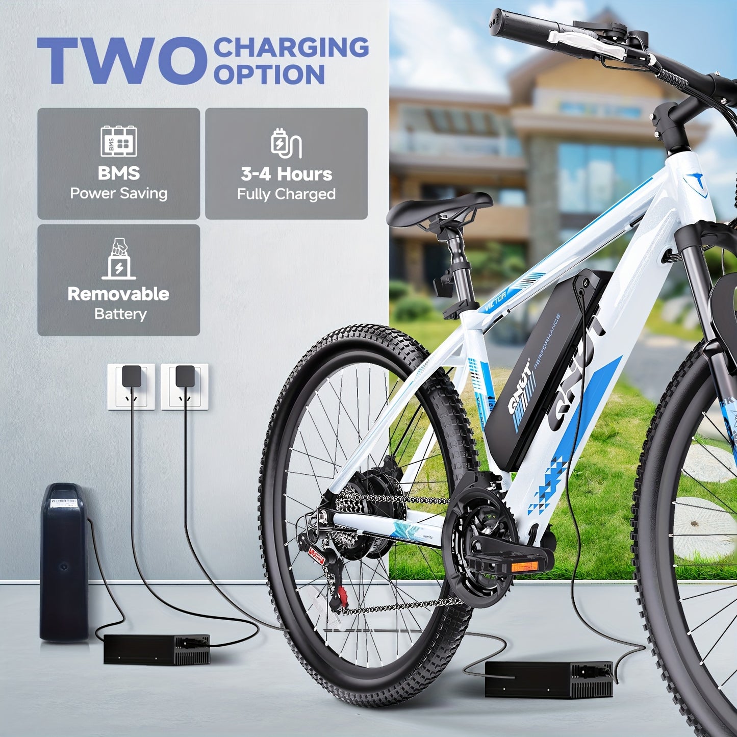 Victor 26" Electric Bike for Adults