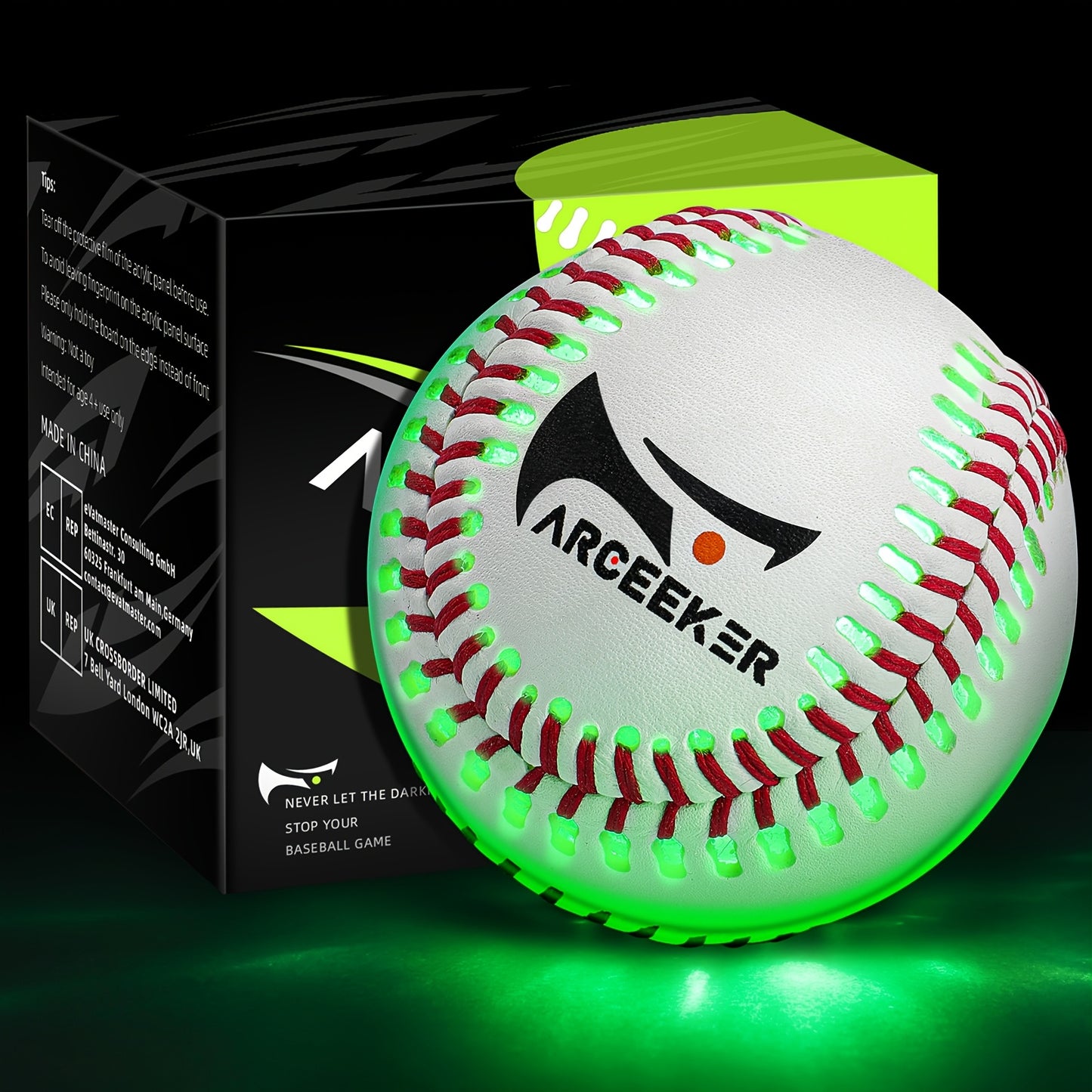 Rechargeable LED Glow-in-the-Dark Baseball
