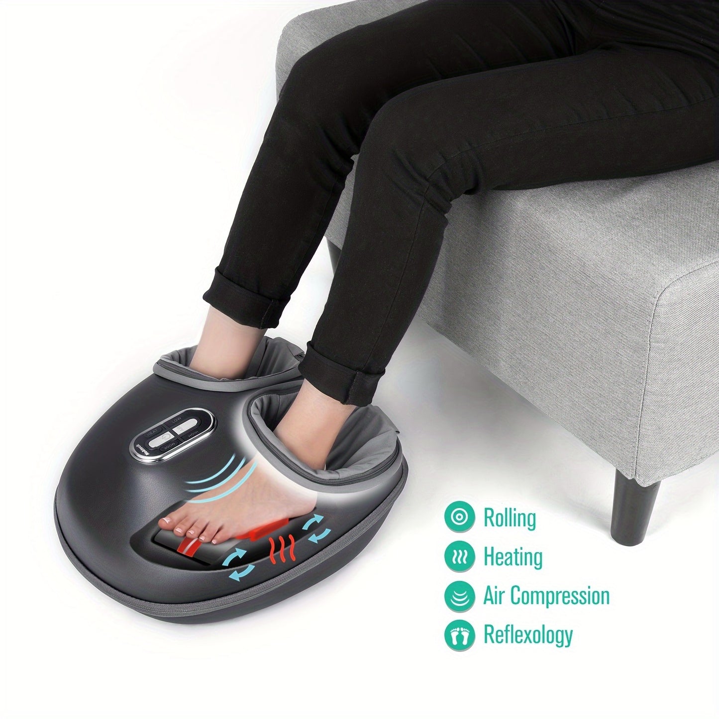 2025 Upgraded Foot Massager with Heat